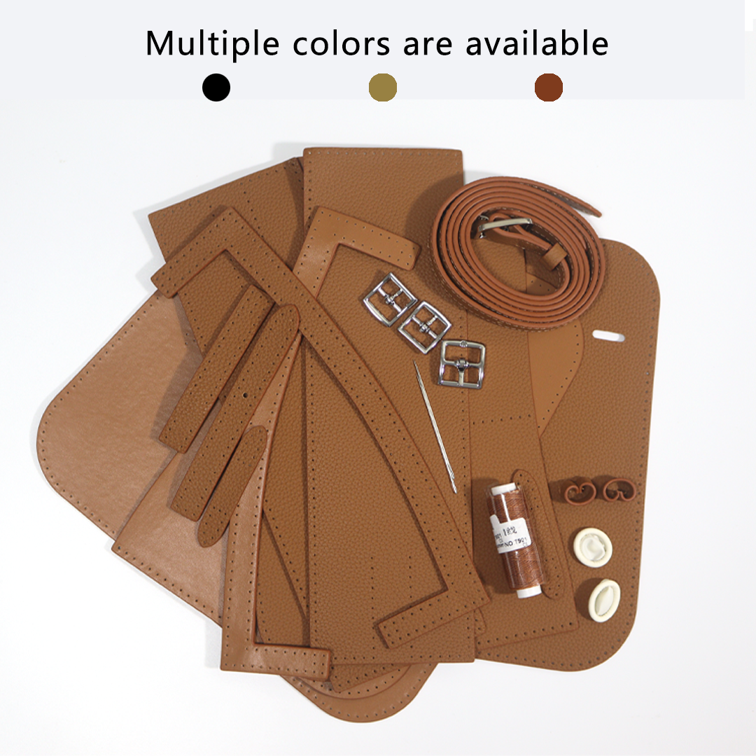 FingerArt Leather Handmade DIY Kit for HAZAN BAG, Can Be Handheld or Crossbody