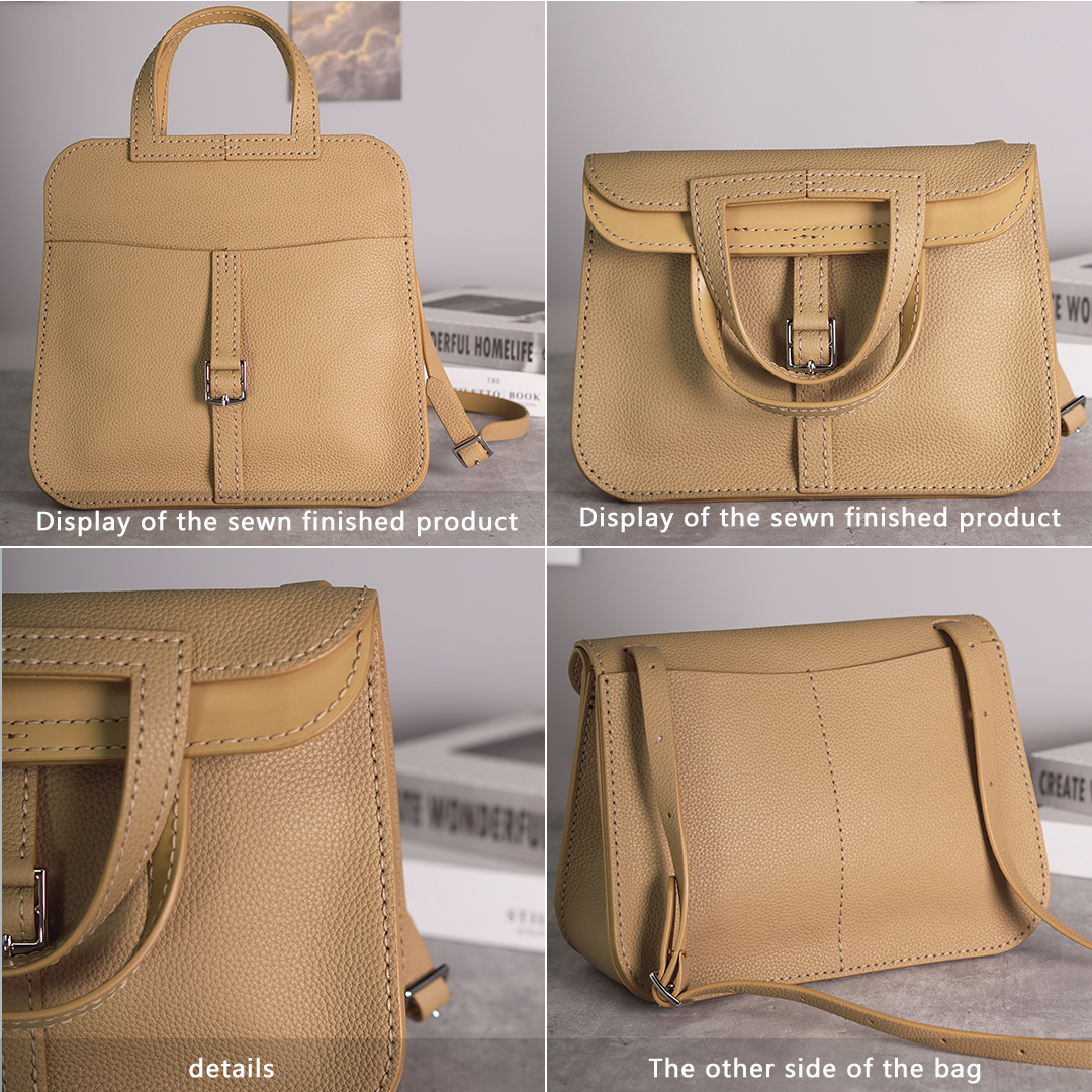 FingerArt Leather Handmade DIY Kit for HAZAN BAG, Can Be Handheld or Crossbody
