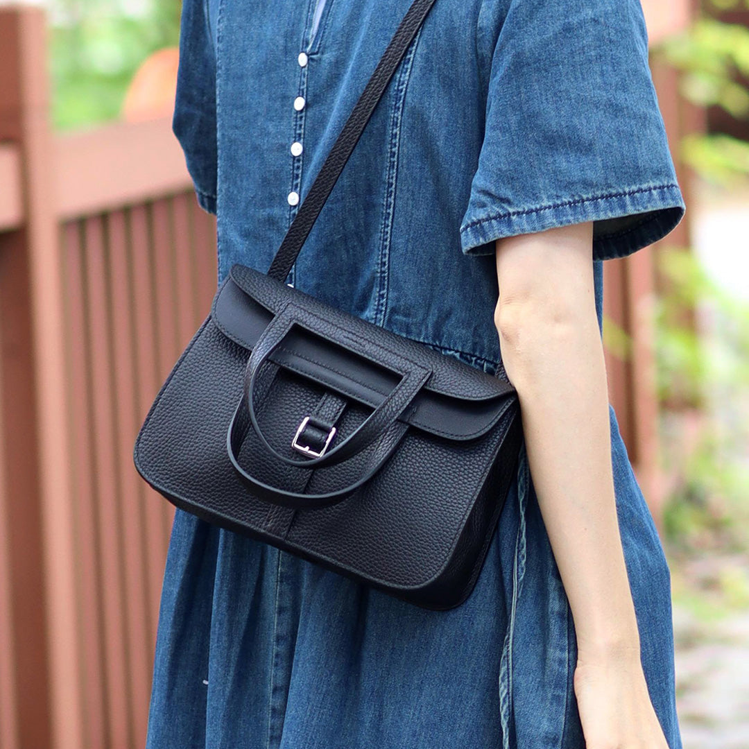 FingerArt Leather Handmade DIY Kit for HAZAN BAG, Can Be Handheld or Crossbody