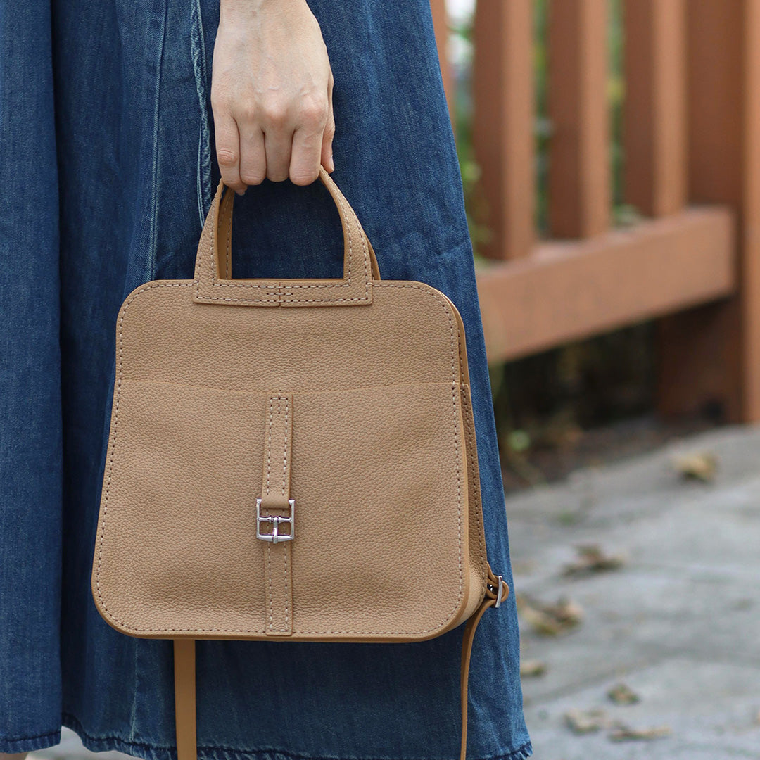 FingerArt Leather Handmade DIY Kit for HAZAN BAG, Can Be Handheld or Crossbody