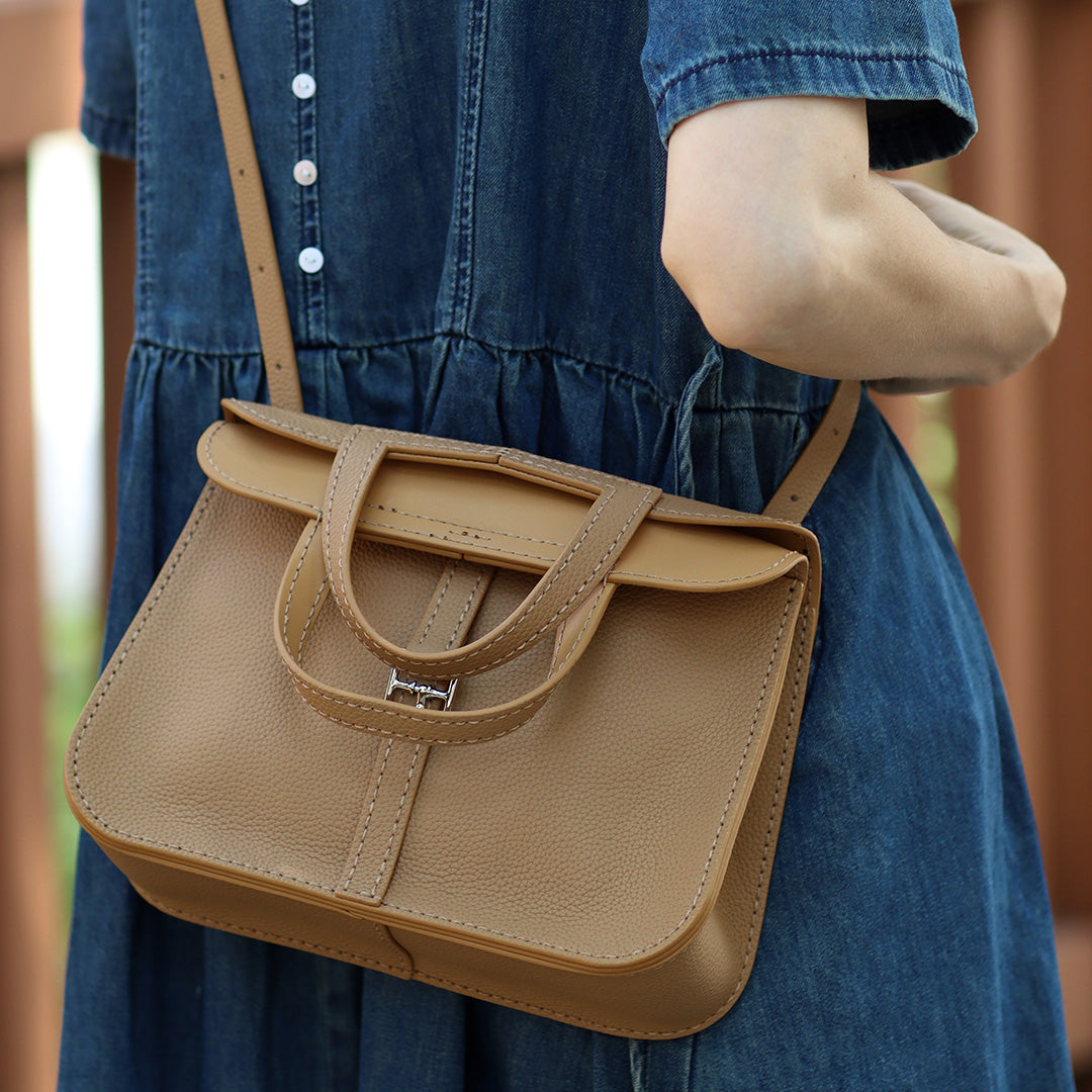 FingerArt Leather Handmade DIY Kit for HAZAN BAG, Can Be Handheld or Crossbody