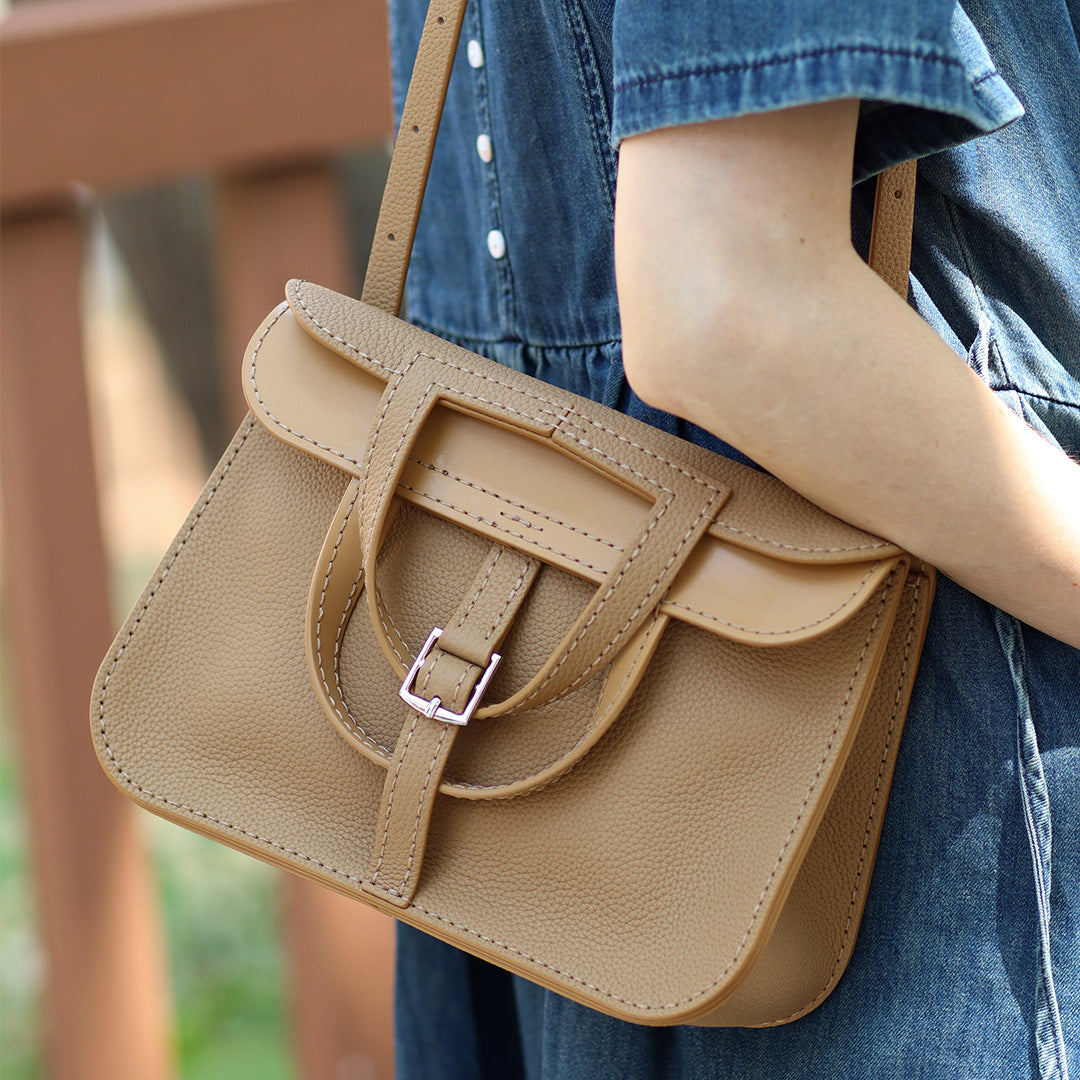 FingerArt Leather Handmade DIY Kit for HAZAN BAG, Can Be Handheld or Crossbody