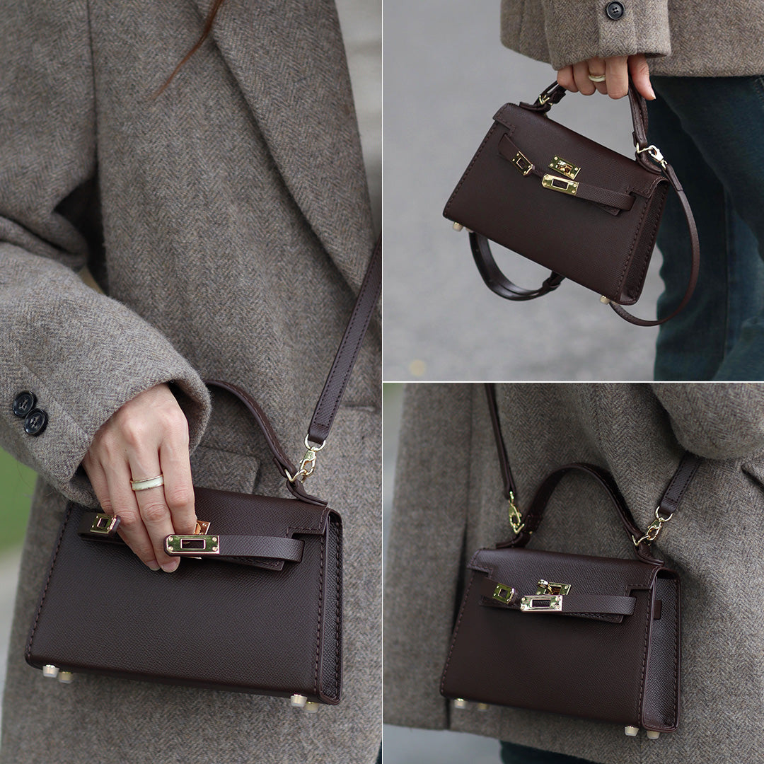 FingerArt Leather Kelly BAG DIY leather Bag Kit Handmade