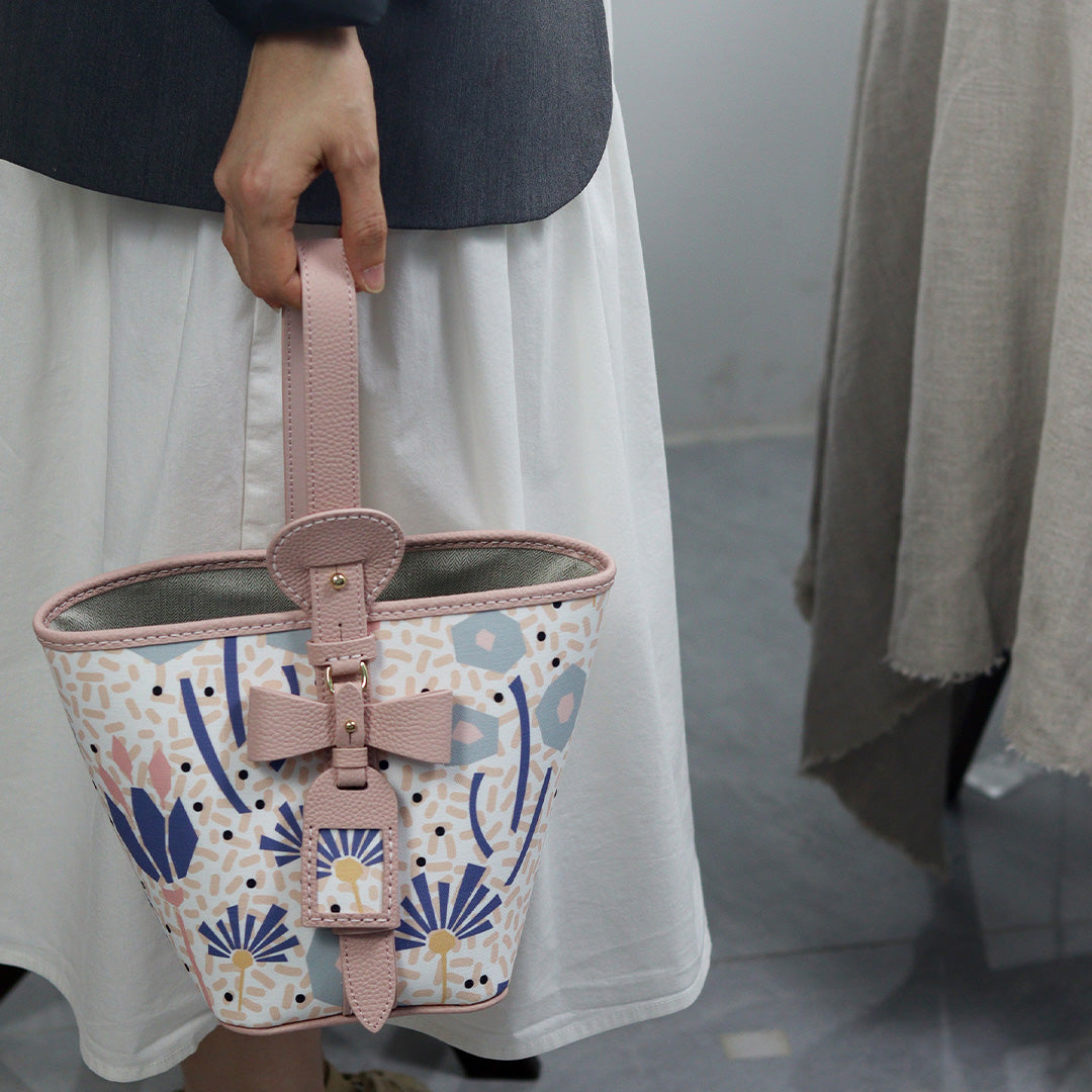 Fingerart Leather DIY Hand-Sewn Bag Kit – Bownot Accent Leather & Fabric Bag