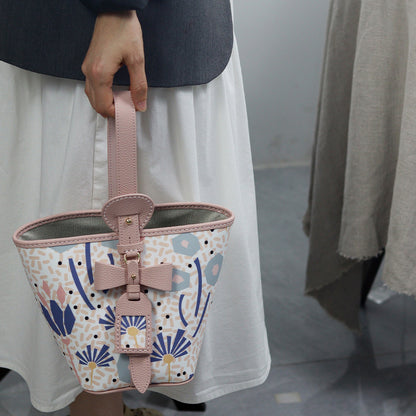 Fingerart Leather DIY Hand-Sewn Bag Kit – Bownot Accent Leather & Fabric Bag