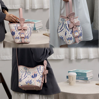 Fingerart Leather DIY Hand-Sewn Bag Kit – Bownot Accent Leather & Fabric Bag