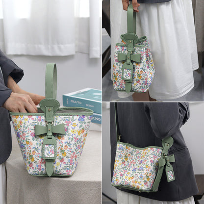 Fingerart Leather DIY Hand-Sewn Bag Kit – Bownot Accent Leather & Fabric Bag