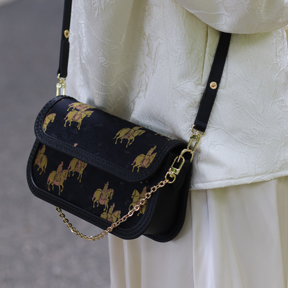 FingerArt Leather Single ShoulderCrossbody Brick-shaped Bag DlY Kit