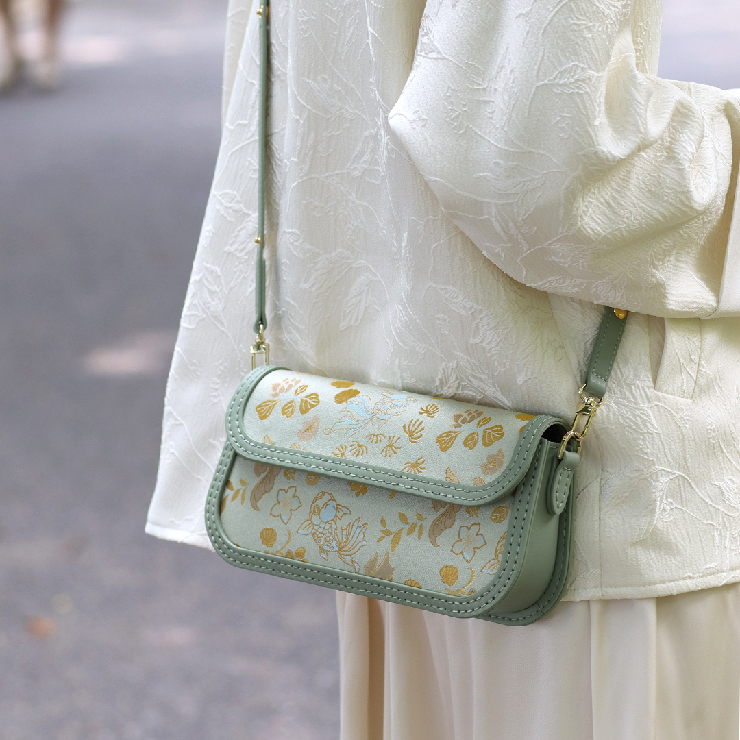 FingerArt Leather Single ShoulderCrossbody Brick-shaped Bag DlY Kit