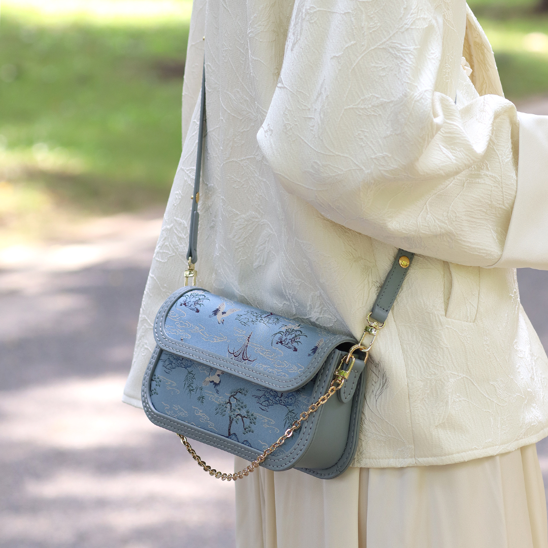 FingerArt Leather Single ShoulderCrossbody Brick-shaped Bag DlY Kit