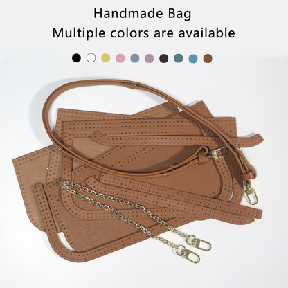 FingerArt Leather Single ShoulderCrossbody Brick-shaped Bag DlY Kit