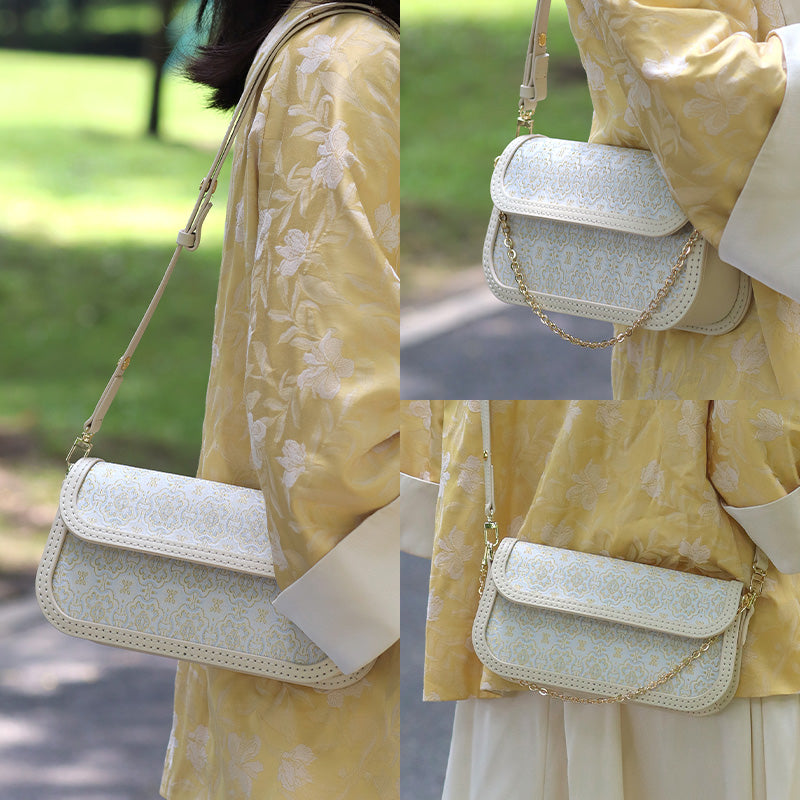 FingerArt Leather Single ShoulderCrossbody Brick-shaped Bag DlY Kit