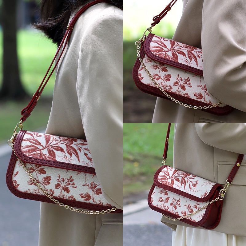 FingerArt Leather Single ShoulderCrossbody Brick-shaped Bag DlY Kit