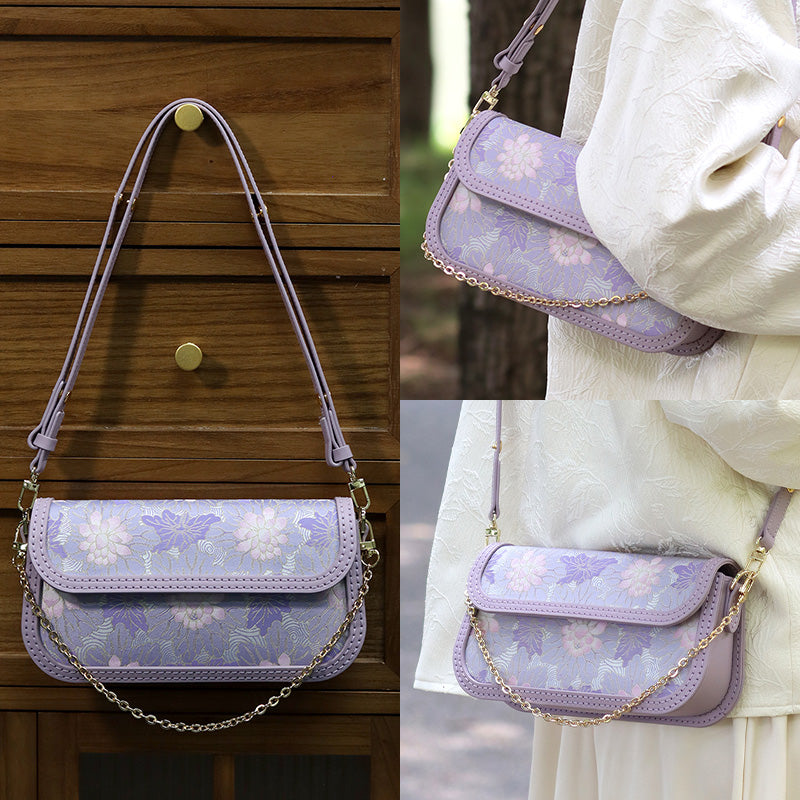 FingerArt Leather Single ShoulderCrossbody Brick-shaped Bag DlY Kit