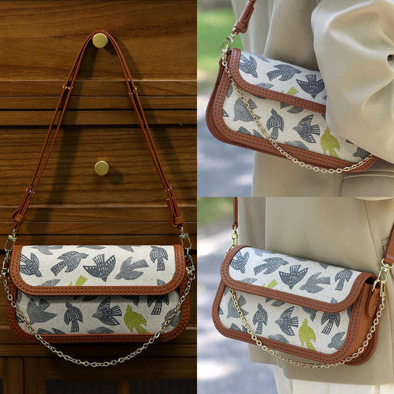 FingerArt Leather Single ShoulderCrossbody Brick-shaped Bag DlY Kit