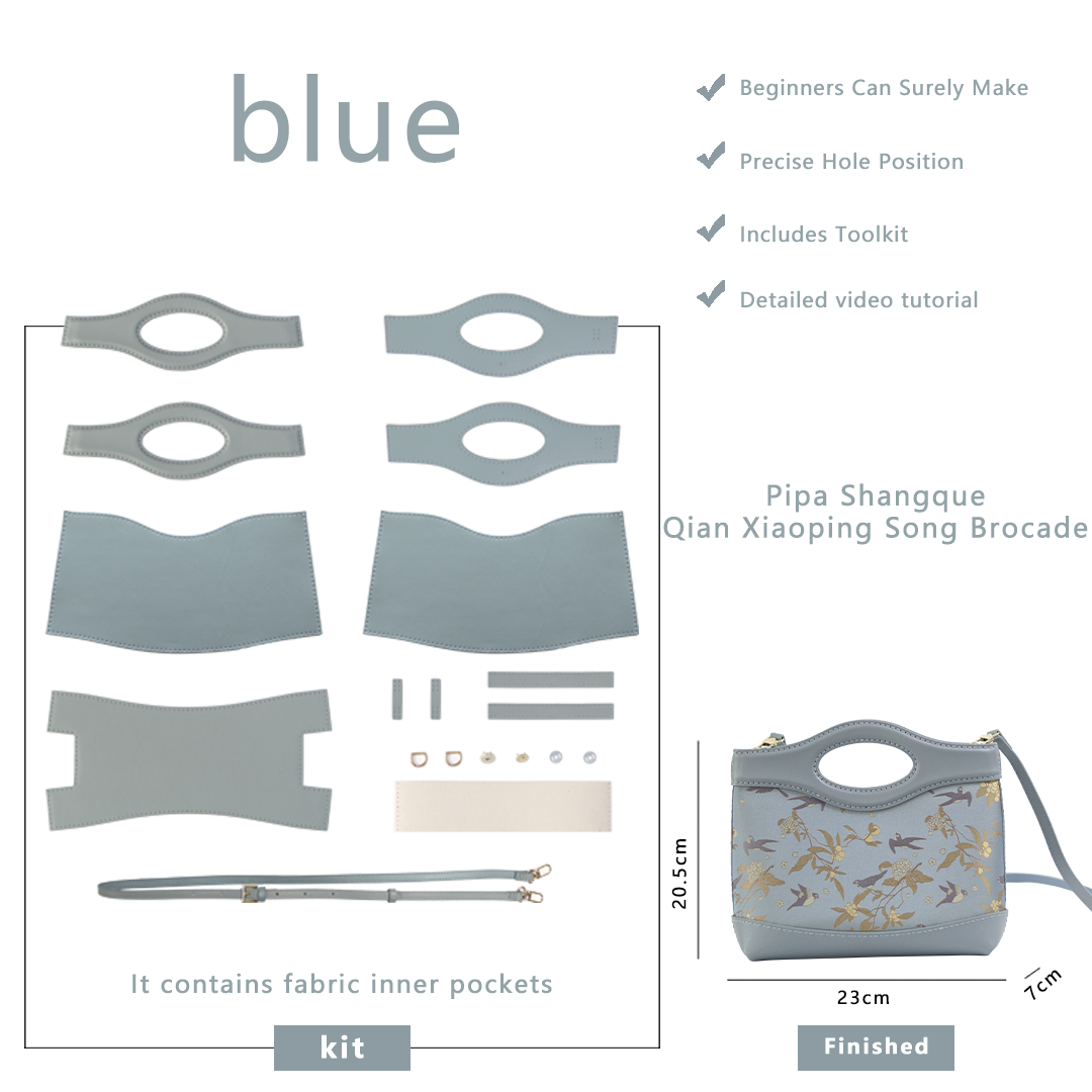 FingerArt Leather Crossbody and Handheld Cookie Bag DIY Kit