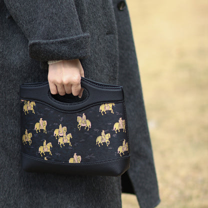 FingerArt Leather Crossbody and Handheld Cookie Bag DIY Kit