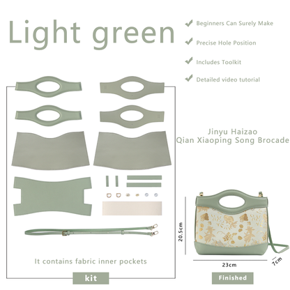 FingerArt Leather Crossbody and Handheld Cookie Bag DIY Kit