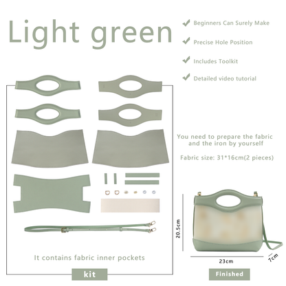 FingerArt Leather Crossbody and Handheld Cookie Bag DIY Kit