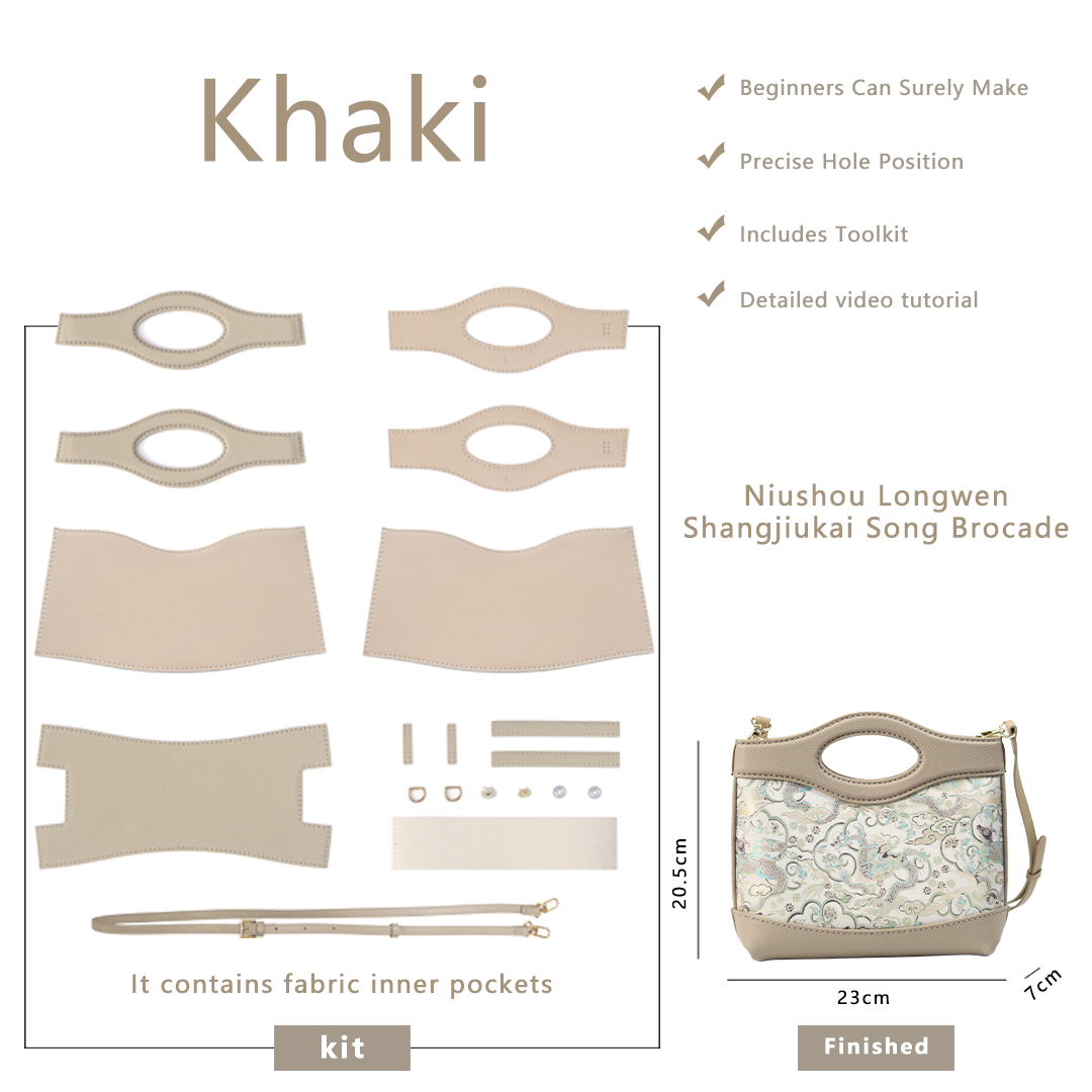 FingerArt Leather Crossbody and Handheld Cookie Bag DIY Kit