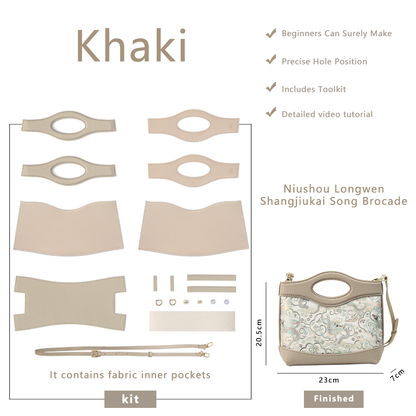 FingerArt Leather Crossbody and Handheld Cookie Bag DIY Kit