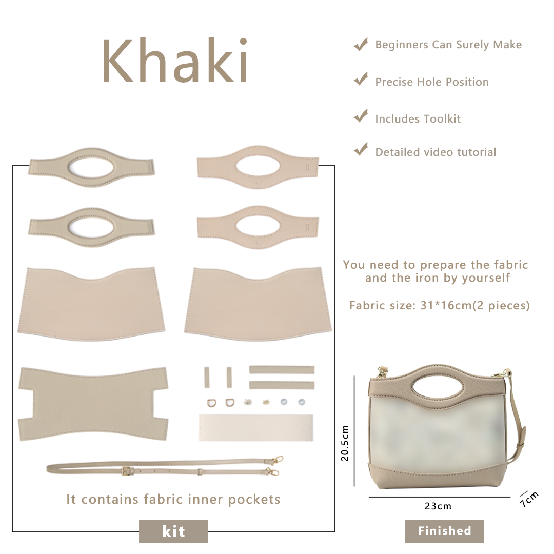 FingerArt Leather Crossbody and Handheld Cookie Bag DIY Kit