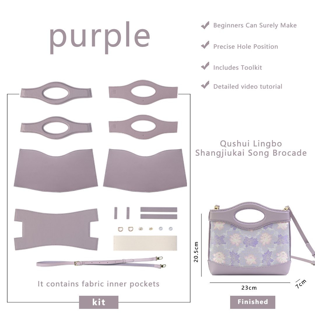 FingerArt Leather Crossbody and Handheld Cookie Bag DIY Kit