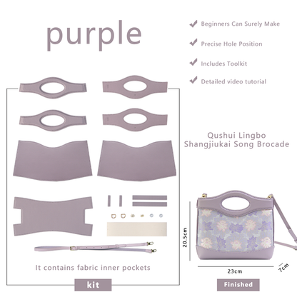 FingerArt Leather Crossbody and Handheld Cookie Bag DIY Kit