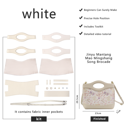 FingerArt Leather Crossbody and Handheld Cookie Bag DIY Kit