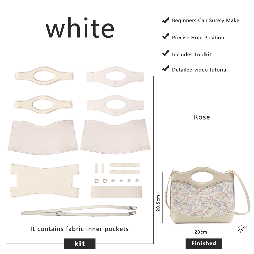 FingerArt Leather Crossbody and Handheld Cookie Bag DIY Kit