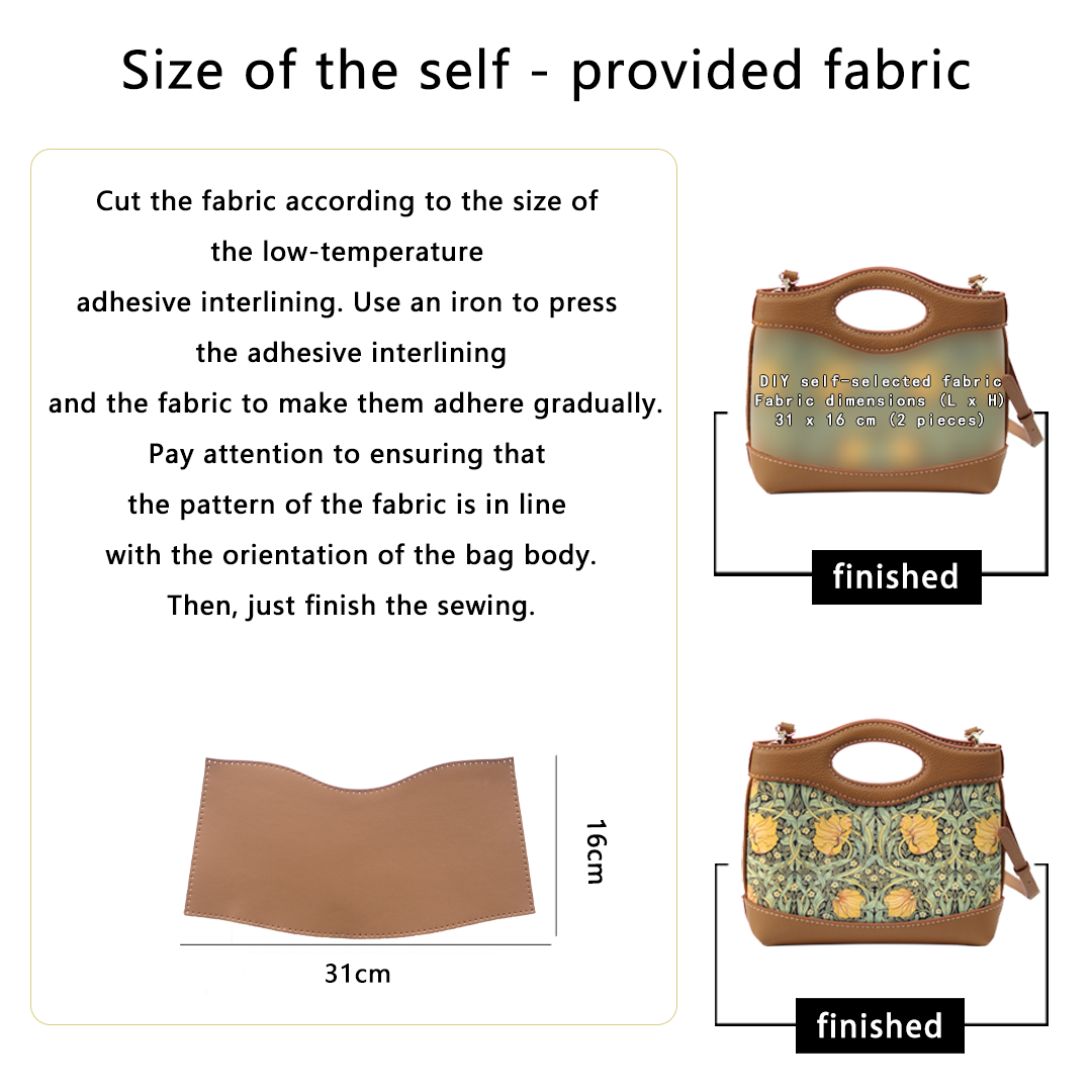 FingerArt Leather Crossbody and Handheld Cookie Bag DIY Kit