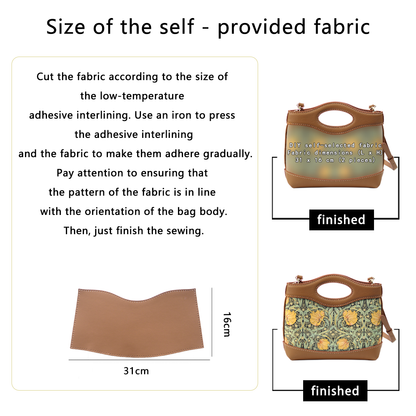 FingerArt Leather Crossbody and Handheld Cookie Bag DIY Kit