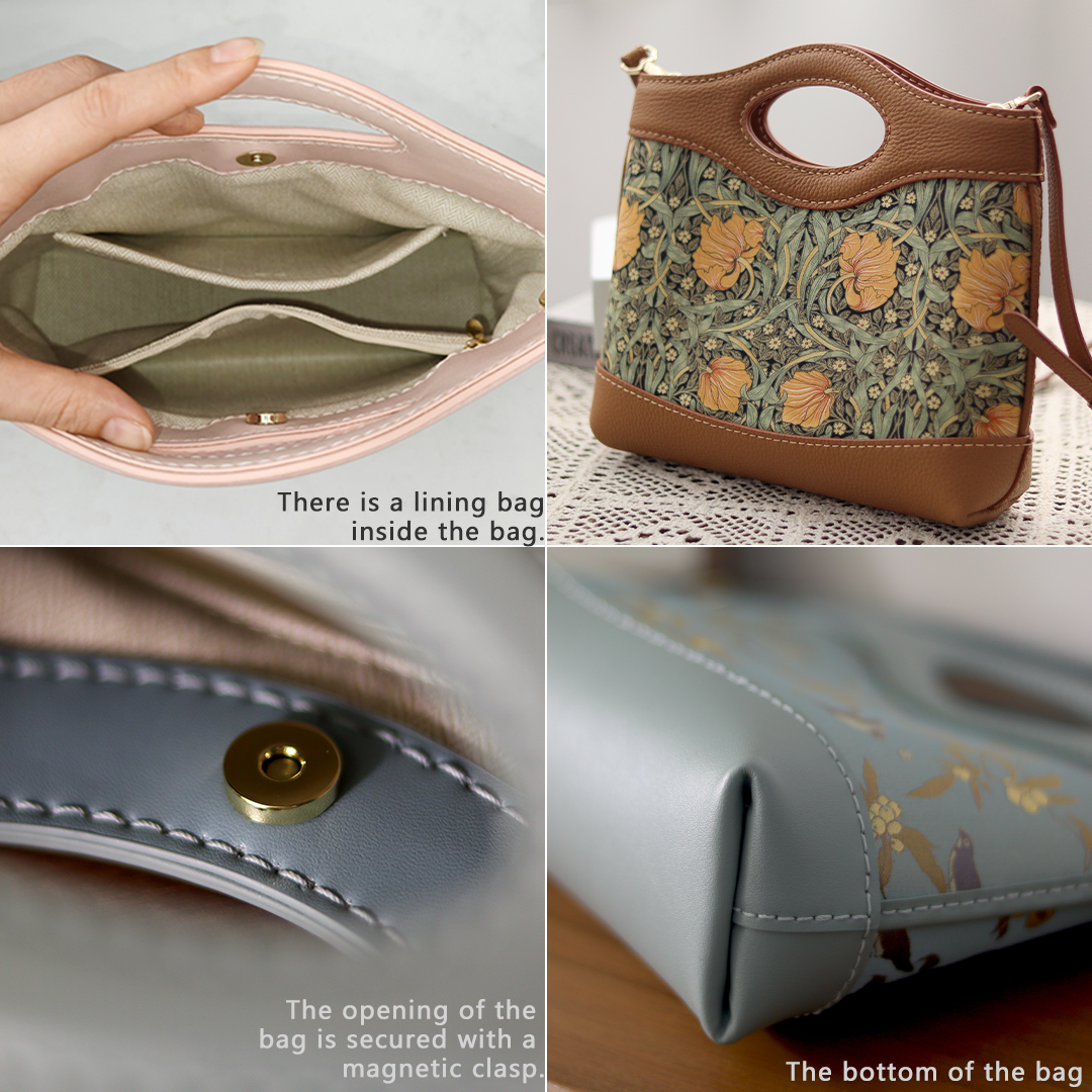 FingerArt Leather Crossbody and Handheld Cookie Bag DIY Kit