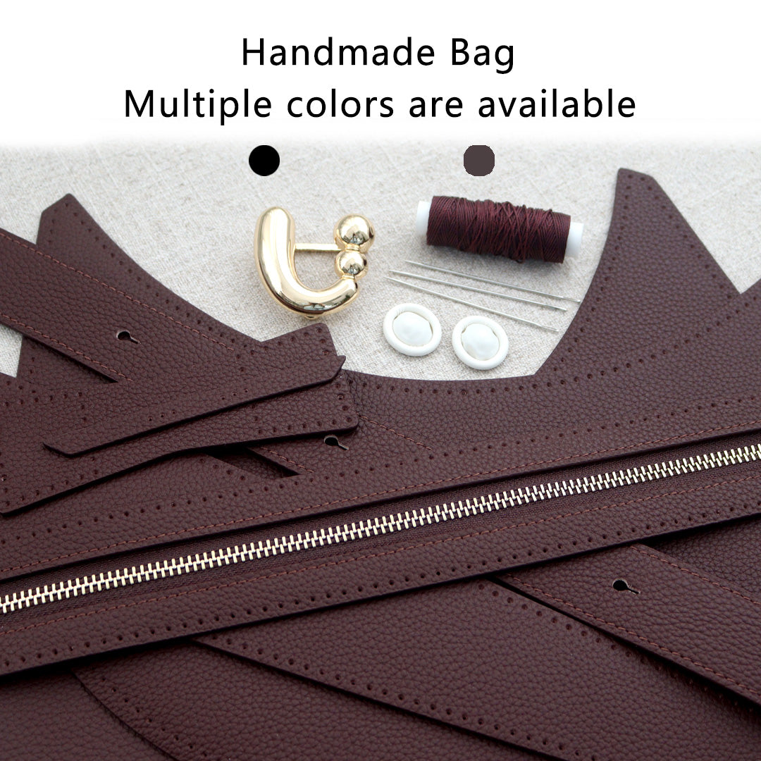 Fingerart Leather Top Grain leather Crescent Bag DIY Kit