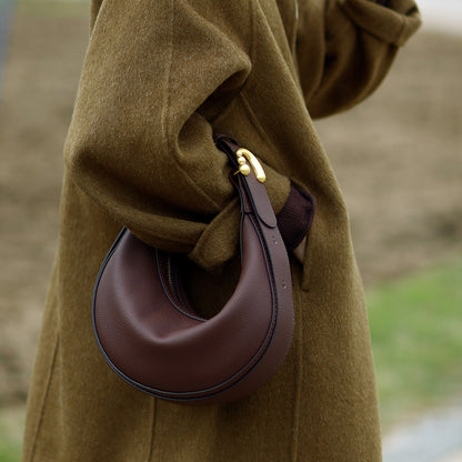 Fingerart Leather Top Grain leather Crescent Bag DIY Kit