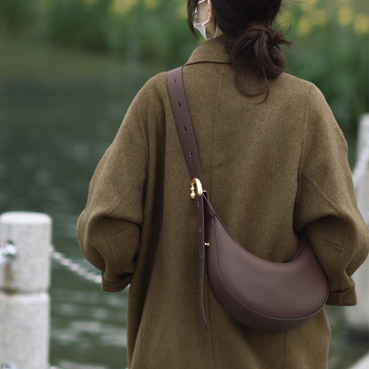 Fingerart Leather Top Grain leather Crescent Bag DIY Kit