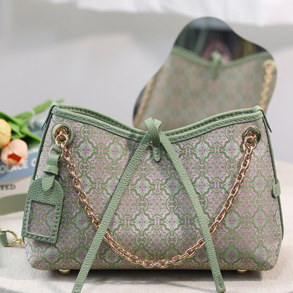 FingerArt Leather Dragon Tassel BB Bag DlY Kit, Leather and FabricCombination