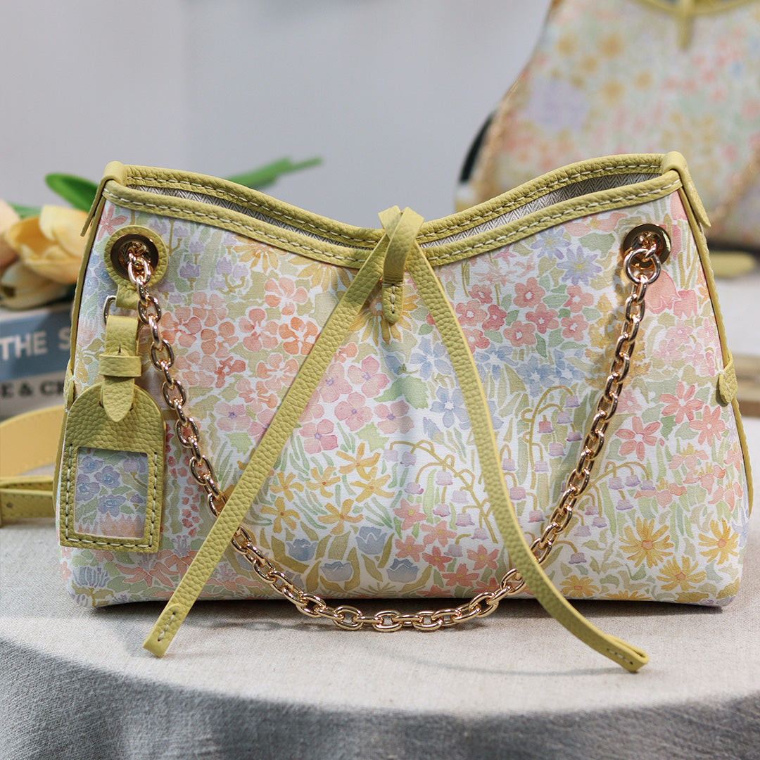 FingerArt Leather Dragon Tassel BB Bag DlY Kit, Leather and FabricCombination