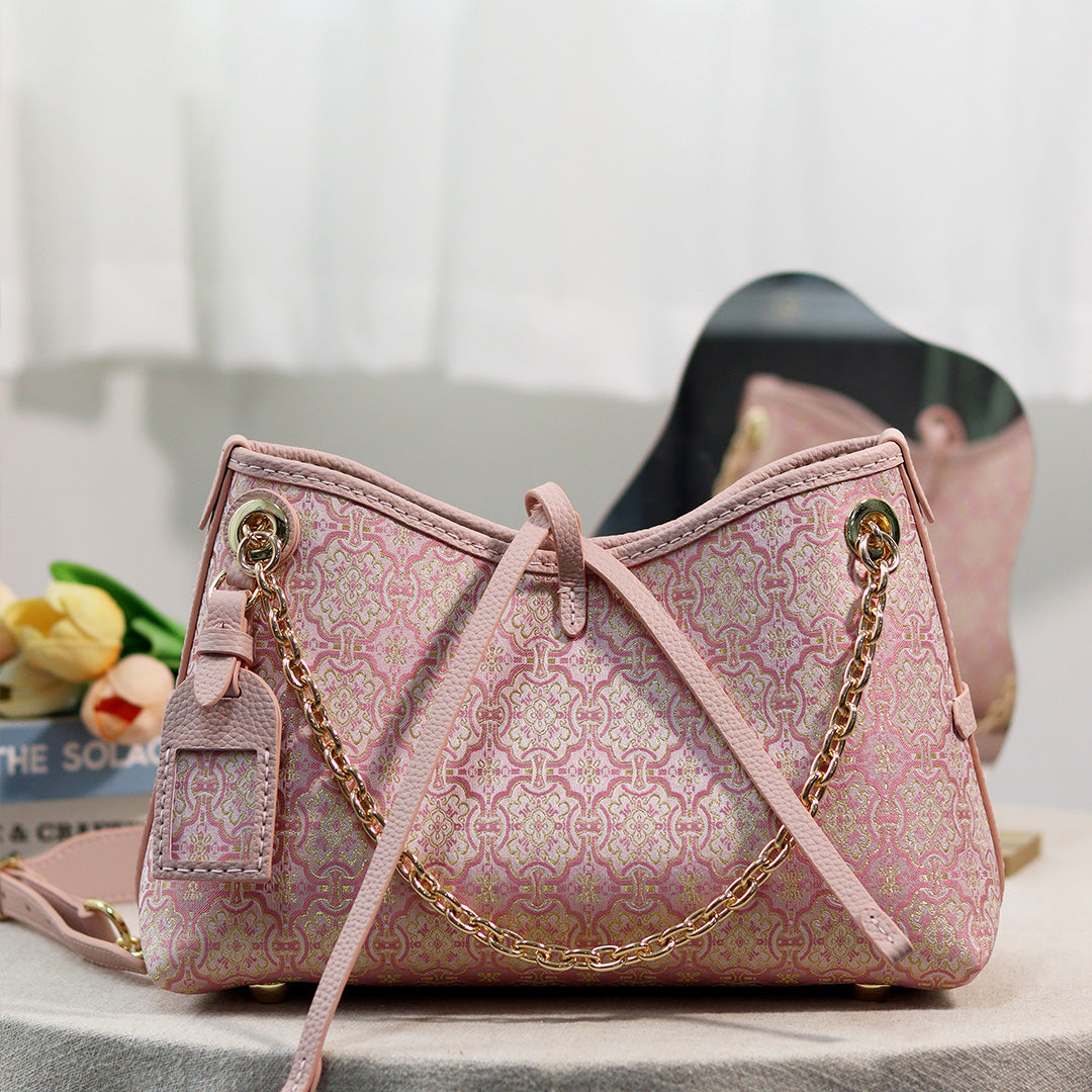 FingerArt Leather Dragon Tassel BB Bag DlY Kit, Leather and FabricCombination