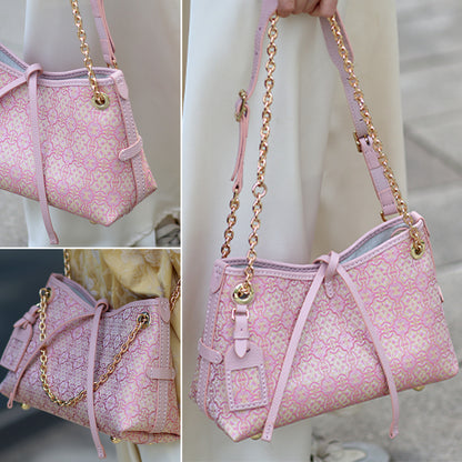 FingerArt Leather Dragon Tassel BB Bag DlY Kit, Leather and FabricCombination