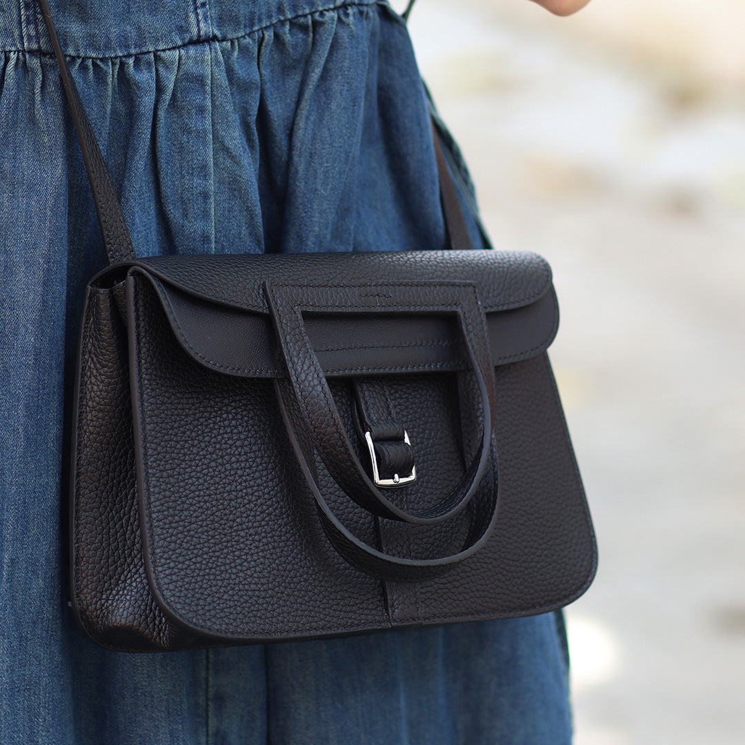 FingerArt Leather Handmade DIY Kit for HAZAN BAG, Can Be Handheld or Crossbody