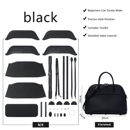 Fingerart DIY Leather Kit — Large Clamshell Laptop Bag