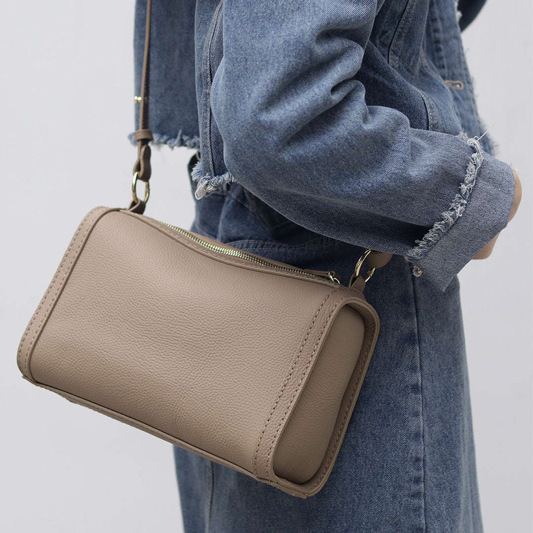 Fingerart Leather Top Grain Leather Large Pillow Bag DIY Kit