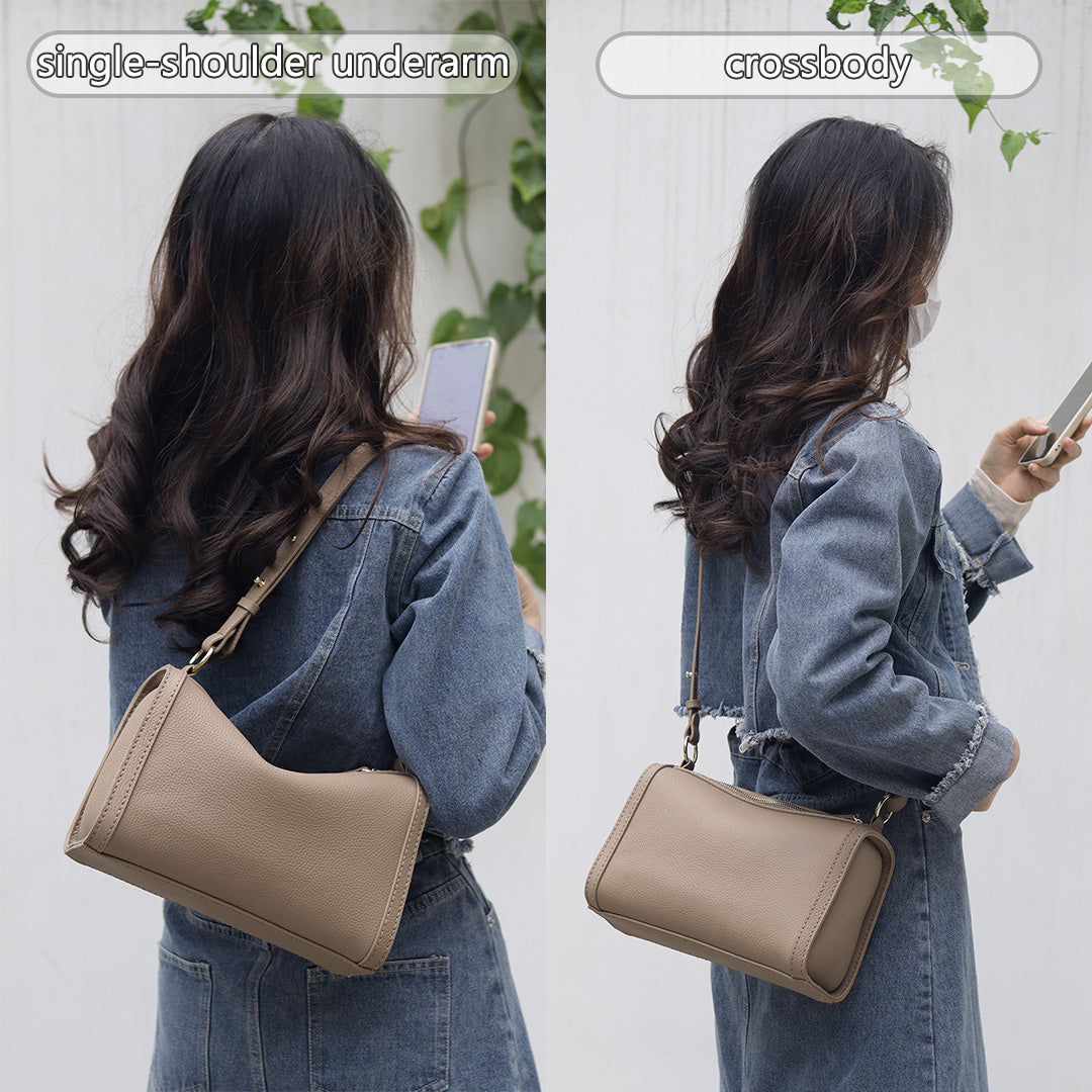 Fingerart Leather Top Grain Leather Large Pillow Bag DIY Kit