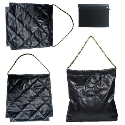 FingerArt Leather Top Grain Leather Large Capacity Trash Bag Shoulder Bag DIY Kit