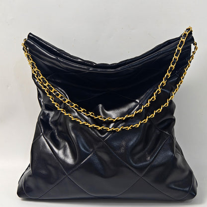 FingerArt Leather Top Grain Leather Large Capacity Trash Bag Shoulder Bag DIY Kit