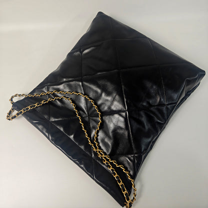 FingerArt Leather Top Grain Leather Large Capacity Trash Bag Shoulder Bag DIY Kit