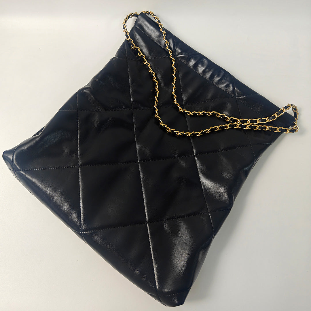 FingerArt Leather Top Grain Leather Large Capacity Trash Bag Shoulder Bag DIY Kit