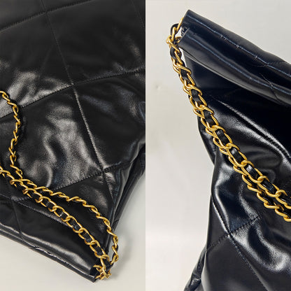 FingerArt Leather Top Grain Leather Large Capacity Trash Bag Shoulder Bag DIY Kit