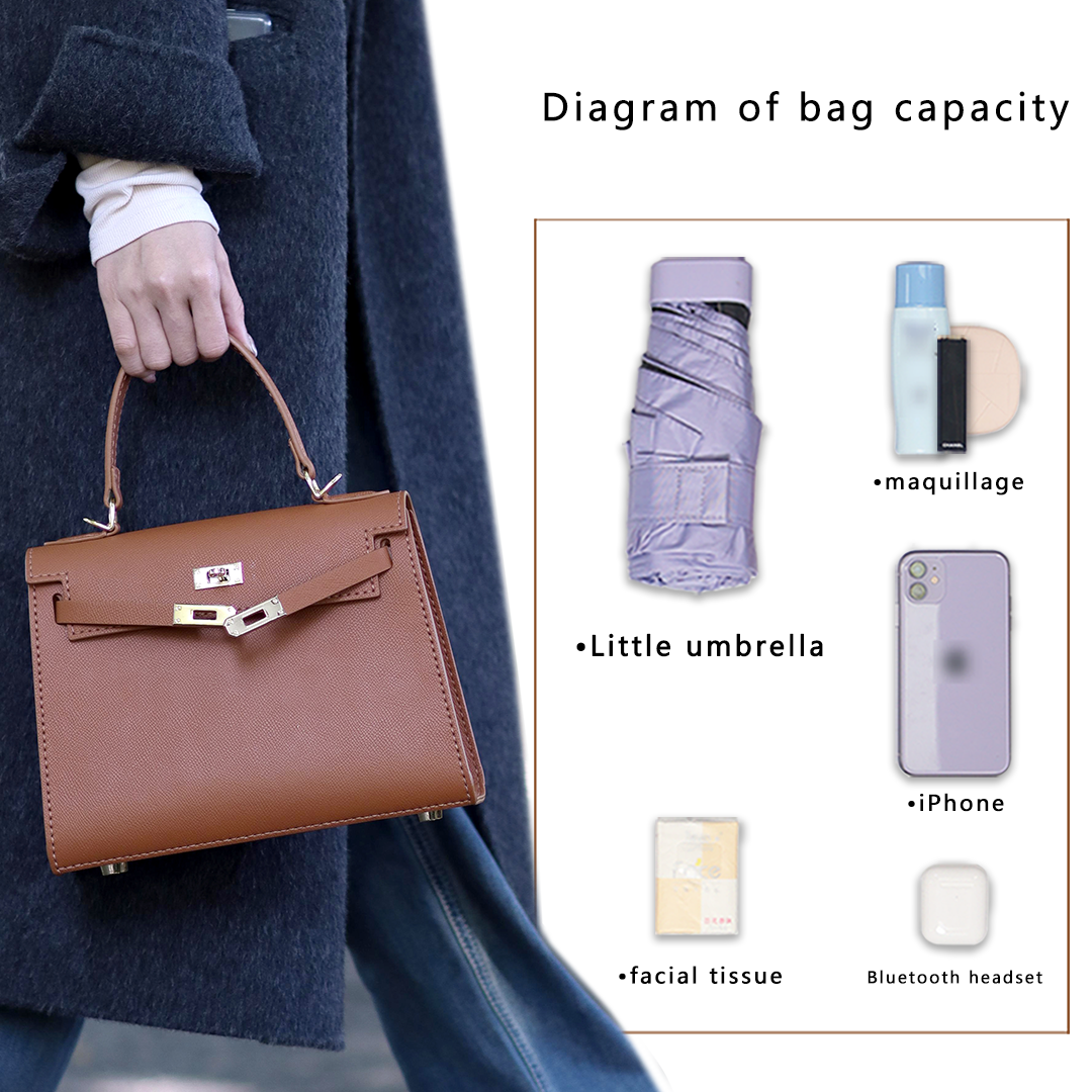 FingerArt Leather Larger Kelly Bag Full Leather DIY Kit